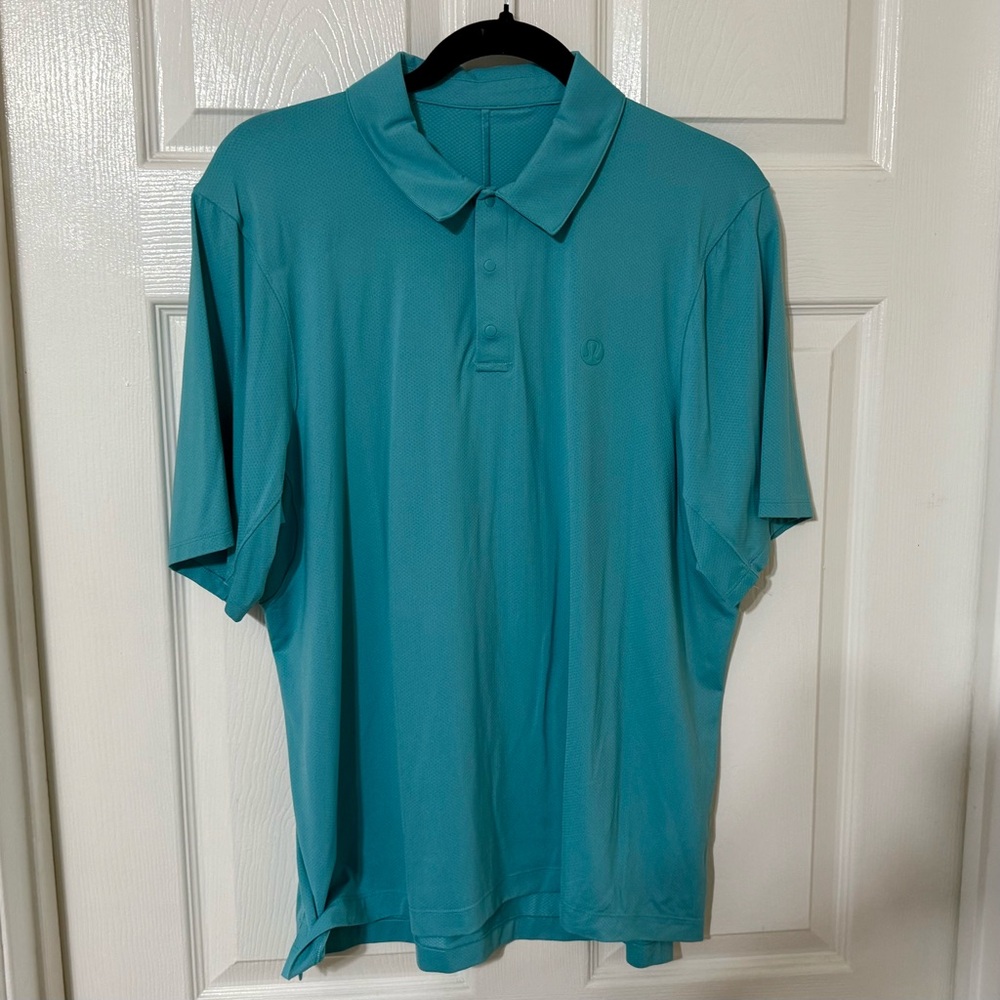 Men's Lululemon Blue Polo Shirt
